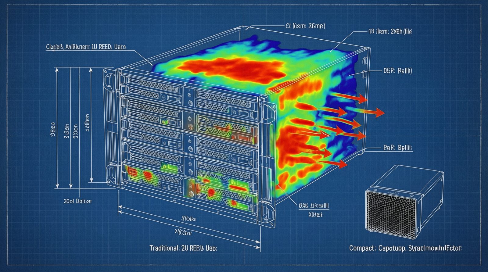 GEEKOM A9 Max vs enterprise rack server power consumption and noise comparison