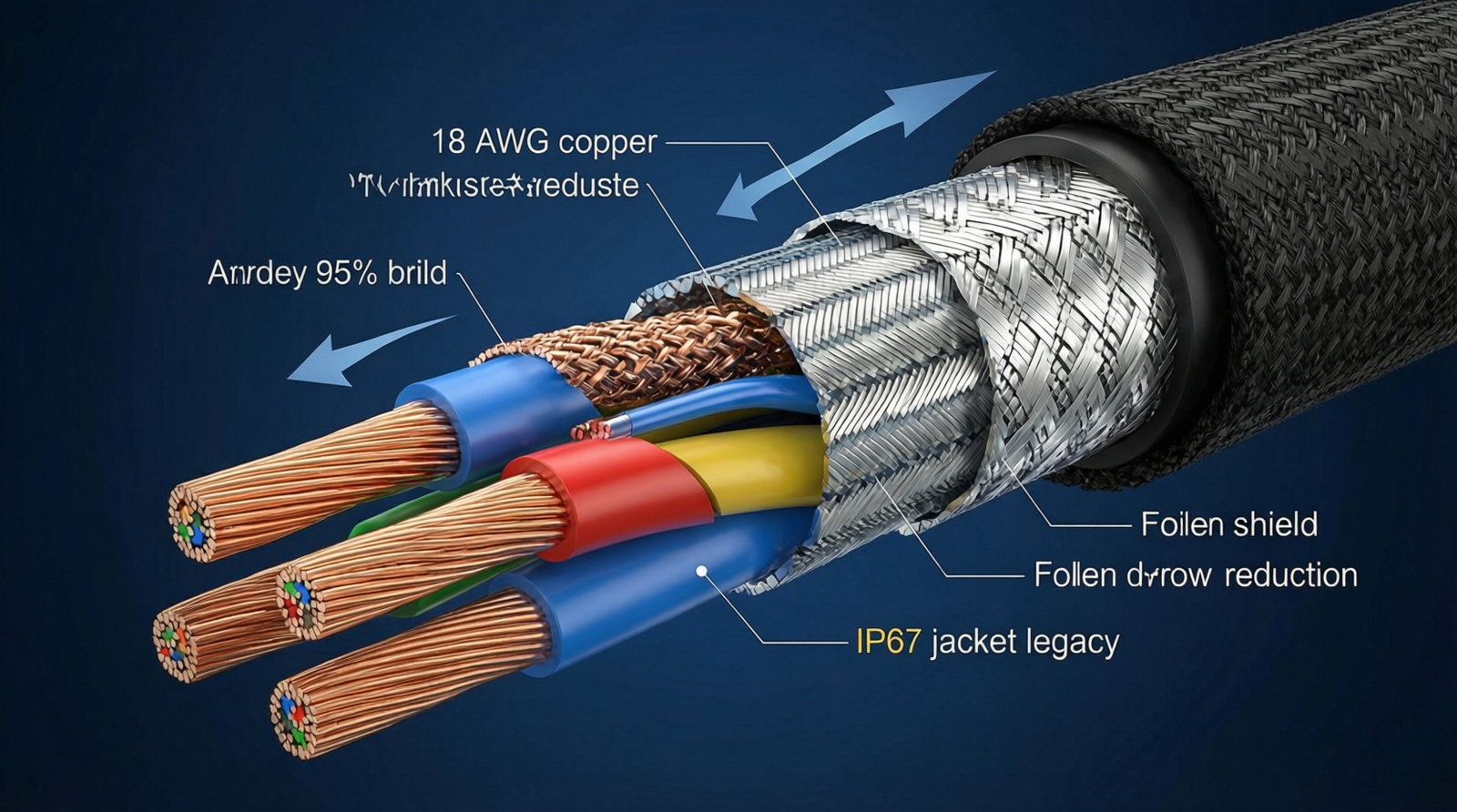 best replacement shielded cables for starlink dish intermittent signal fix